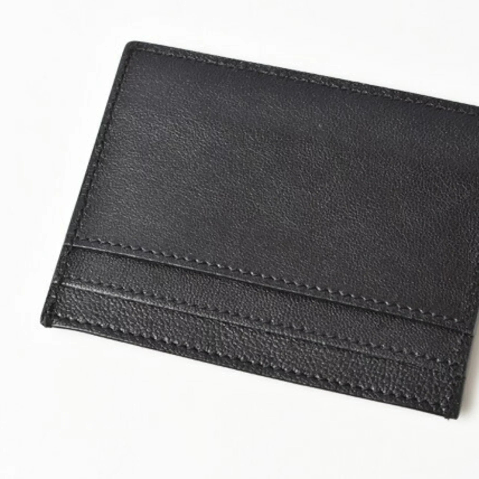 Pre-Owned Saint Laurent / Card Case YSL SAINT LAURENT Paisley Pattern Studs Leather Black 375949 (Like New)