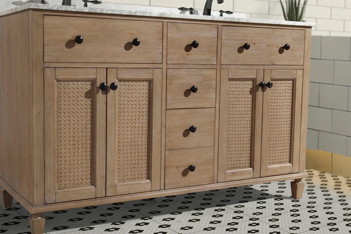 Annie 55 Bathroom Vanity Weathered Fir