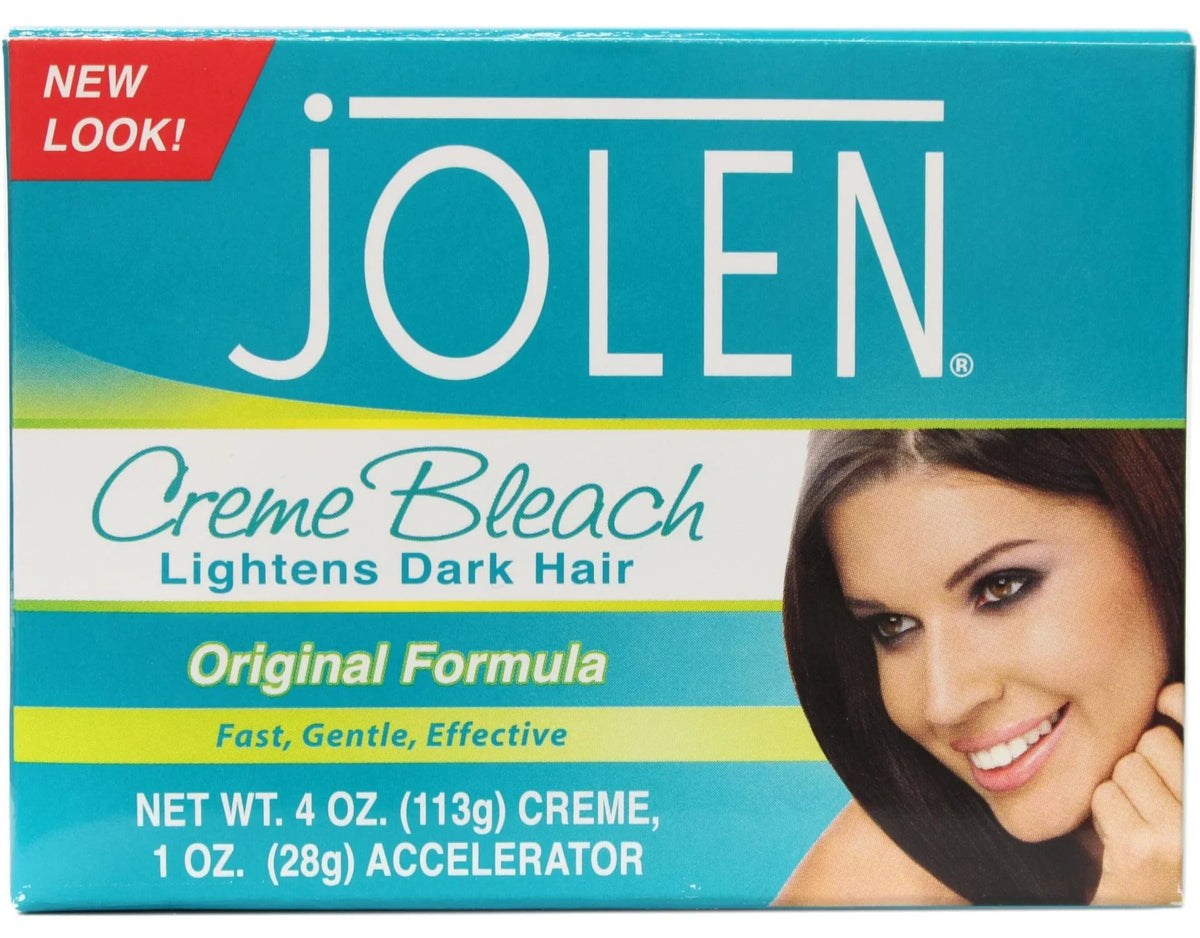 Jolen Creme Bleach Lightens Dark Hair Original Formula Kit, - 6 Pack