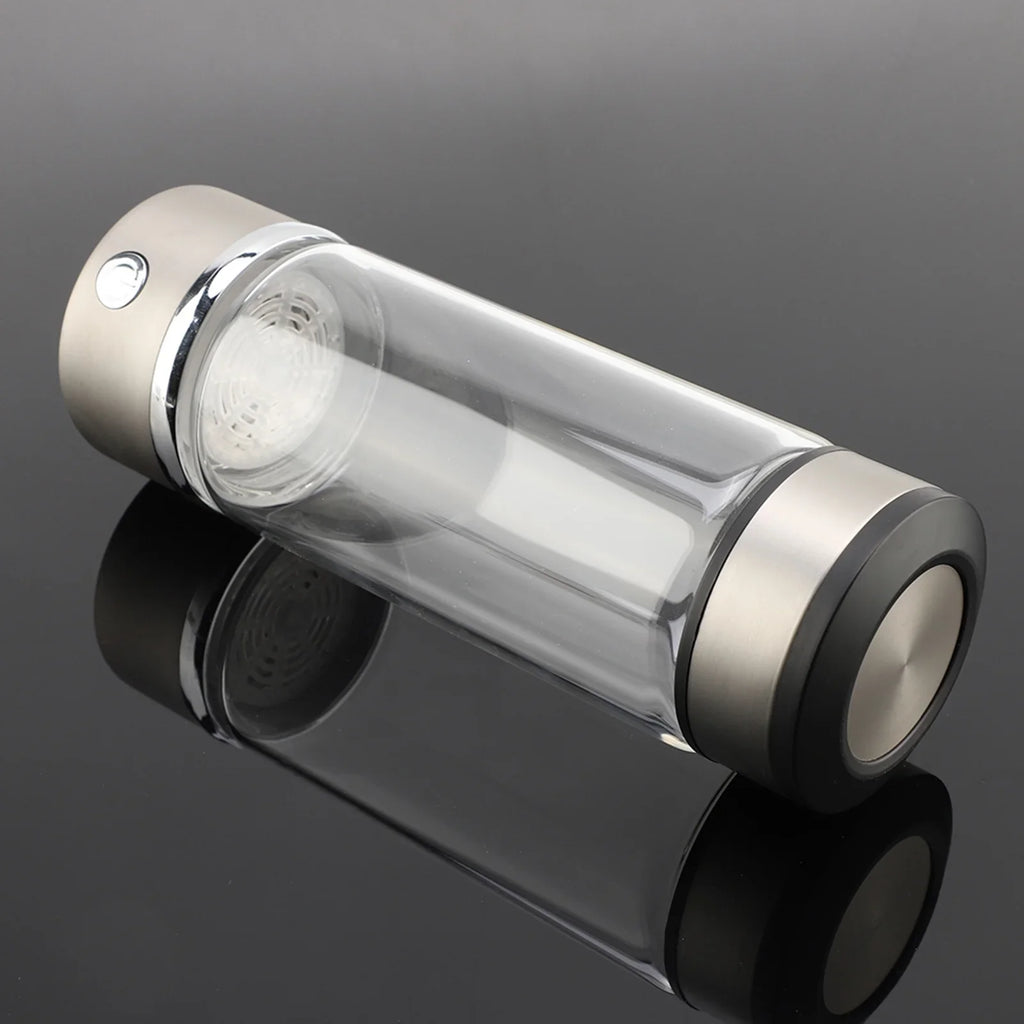 Portable Healthy Hydrogen Rich Water Maker Lonized Water Generator Bottle Lonizer Anti-Aging Antioxidant USB Rechargeable Water Filter Purifier Keep Body Hydrated