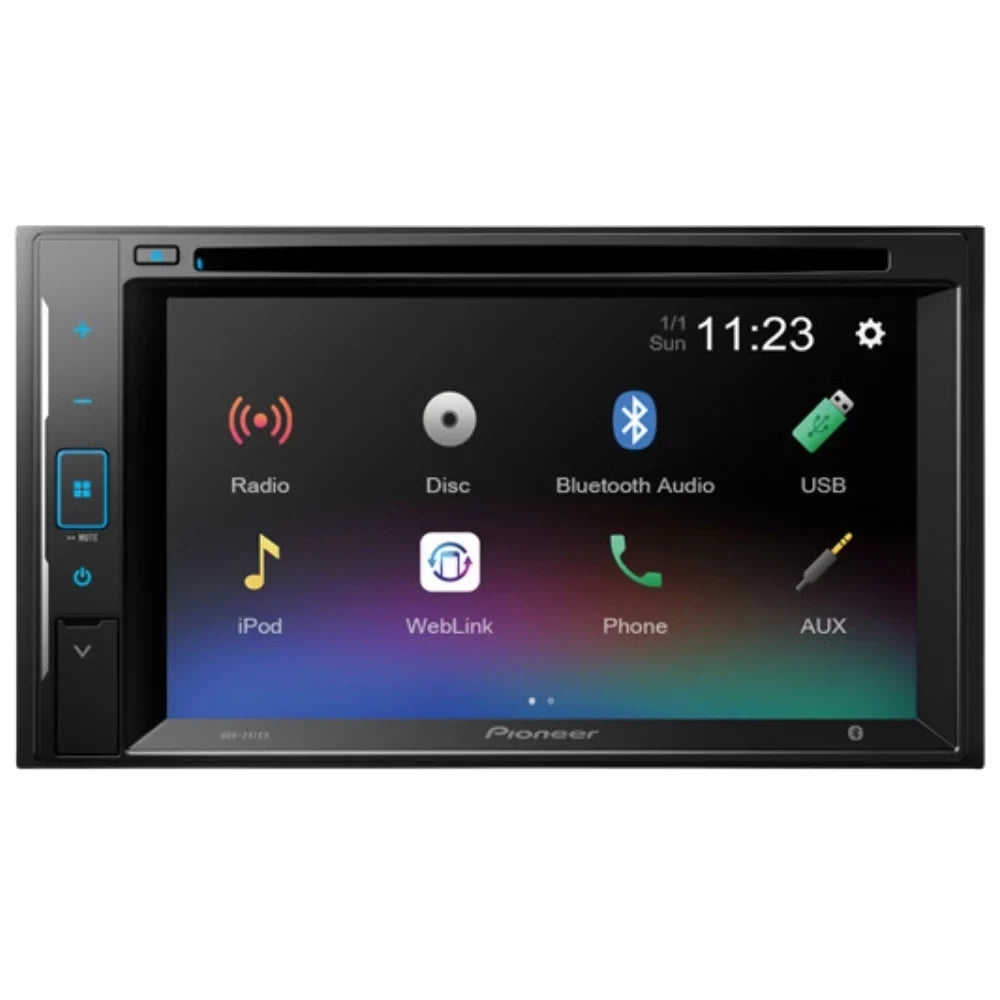 KIT2541 Bundle with Pioneer Multimedia DVD Car Stereo and Installation Kit - for 2009-2012 Ford F-150 Base Model / Bluetooth Touchscreen, Backup Camera, Double Din Dash Kit