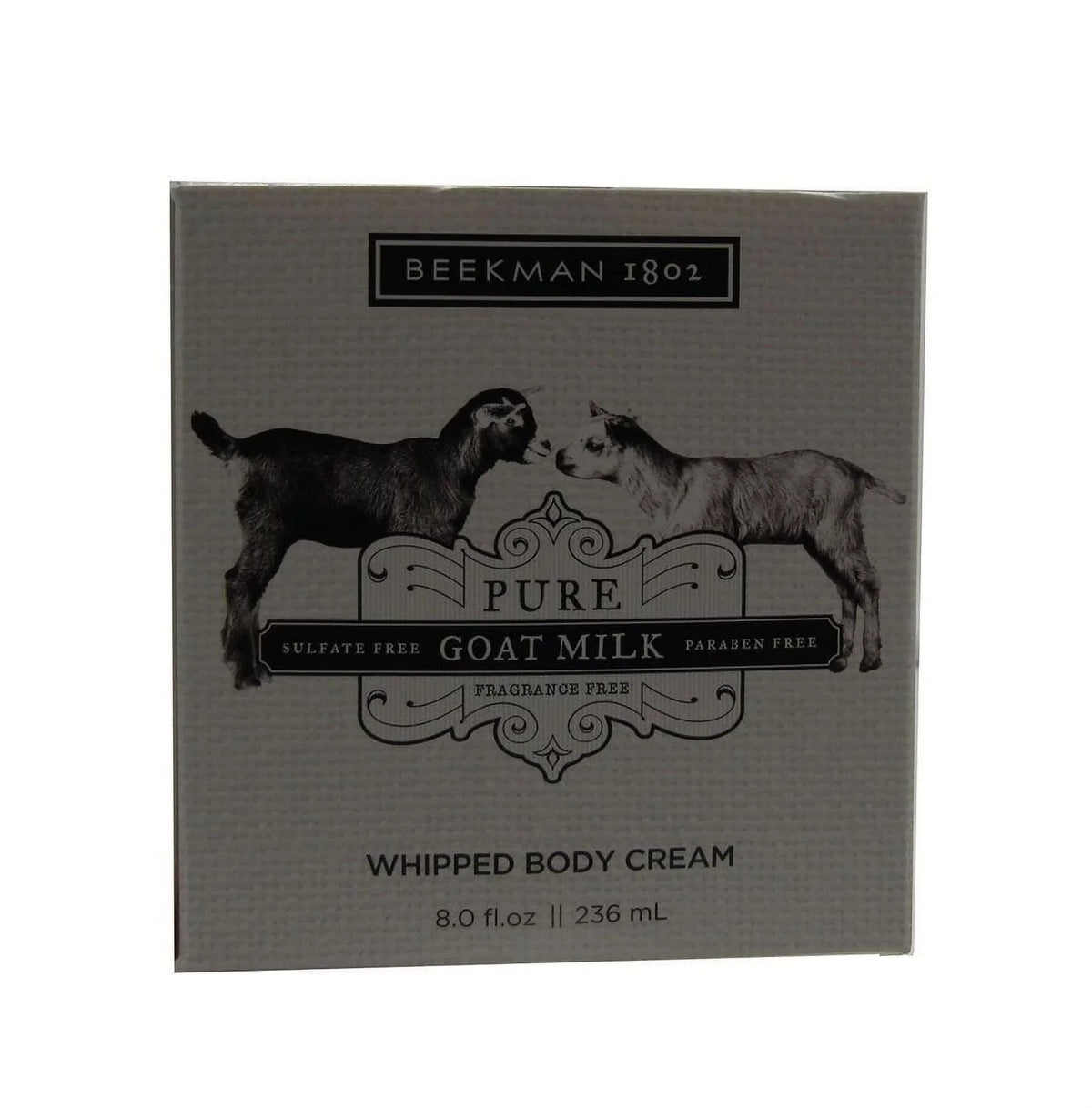 Beekman 1802 Pure Goat Milk Fragrance Free Whipped Body Cream 8oz