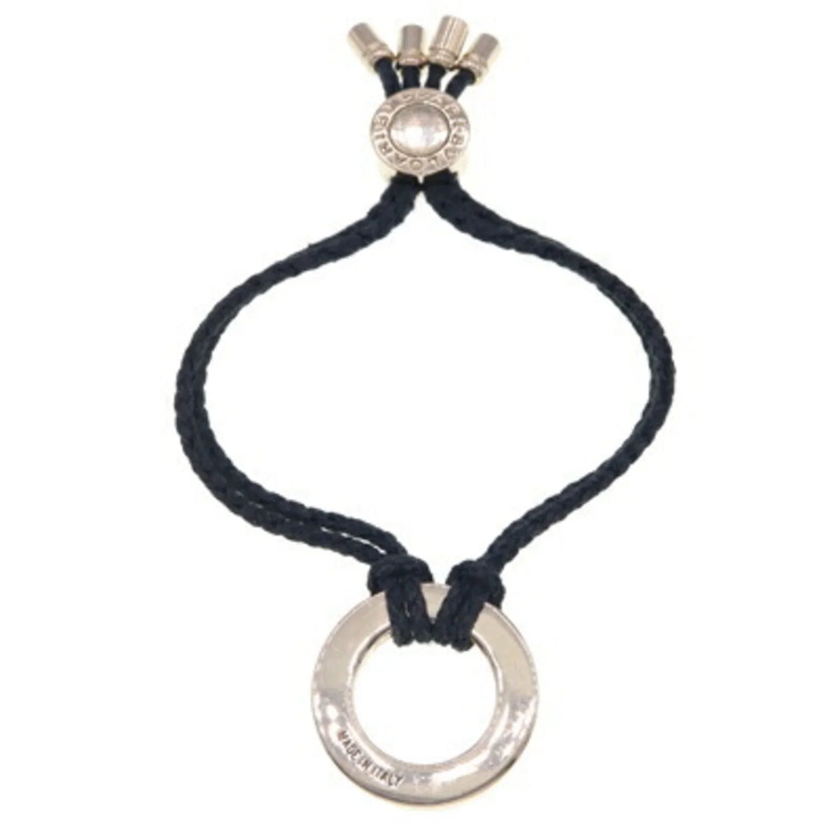 Pre-Owned BVLGARI Bracelet 35262 Black Bangle Women's (Good)