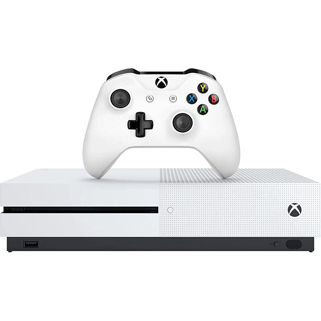 Restored - Microsoft Xbox One S 1TB Console - White (Refurbished)