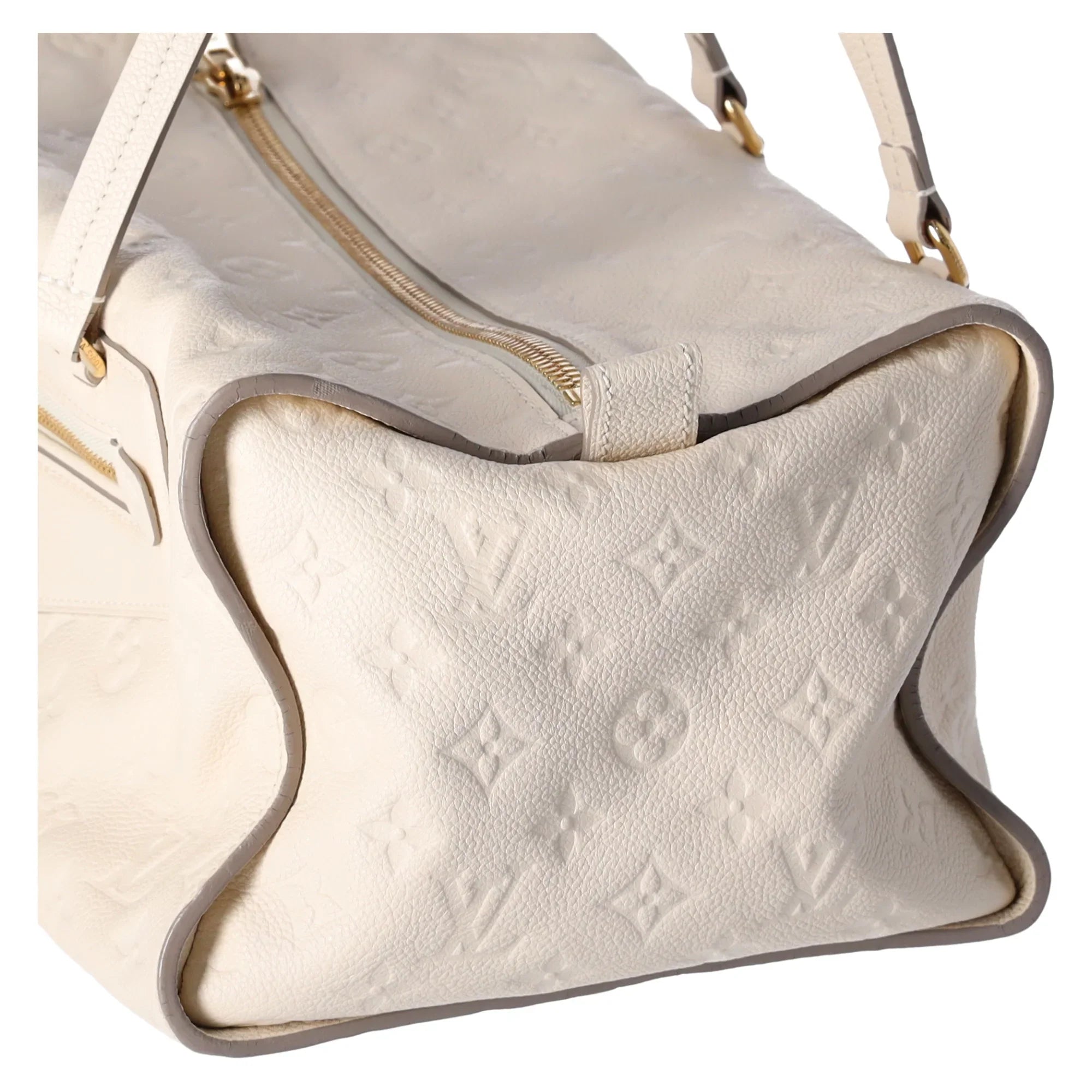 Louis Vuitton Inspiree M93416 Beige Monogram Empreinte Leather Shoulder Bag Tote