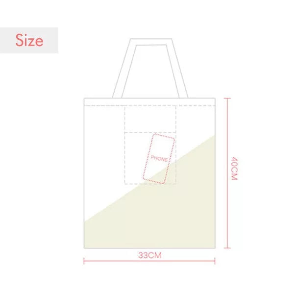 Blue Curacao Flower Paint Expression Sack Canvas Tote Shoulder Bag