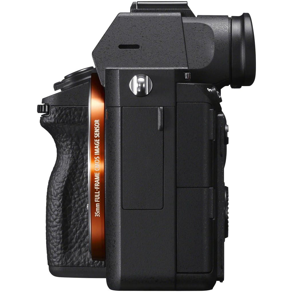 Sony a7R III 42.4MP Full-frame Mirrorless Interchangeable Lens Camera Body (ILCE7RM3/B) with Sigma 50mm F1.4 ART DG HSM E-mount Lens and Deco Gear Backpack Kit Microphone Editing Suite Bundle