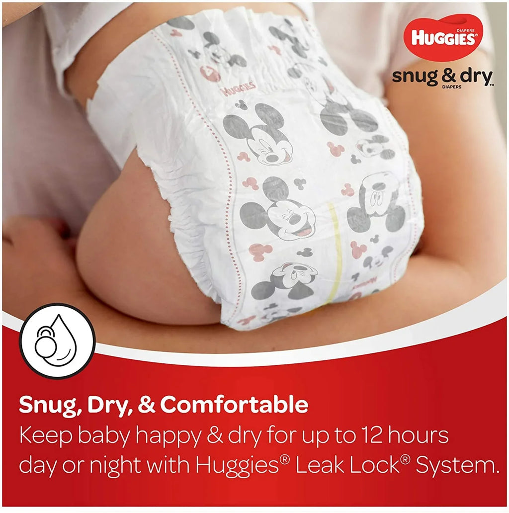HUGGIES Snug and Dry Baby Diapers Big Pack, Size 3 88 Count