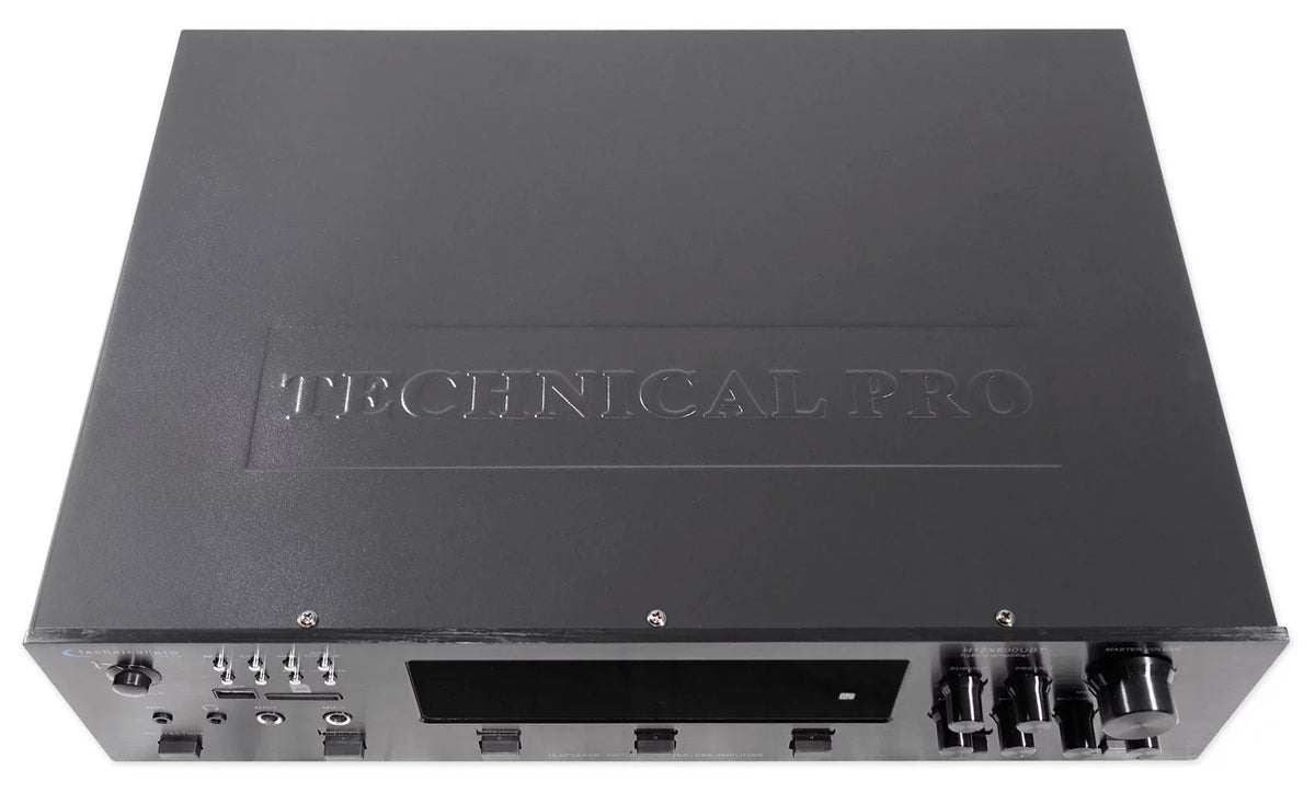 Technical Pro 6000w 6) Zone, Home Theater Bluetooth Receiver+12) 8" Speakers+EQ