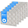 SpiroPure 20X36X1 MERV 8 Pleated Air Filters - Made in USA (6 Pack)