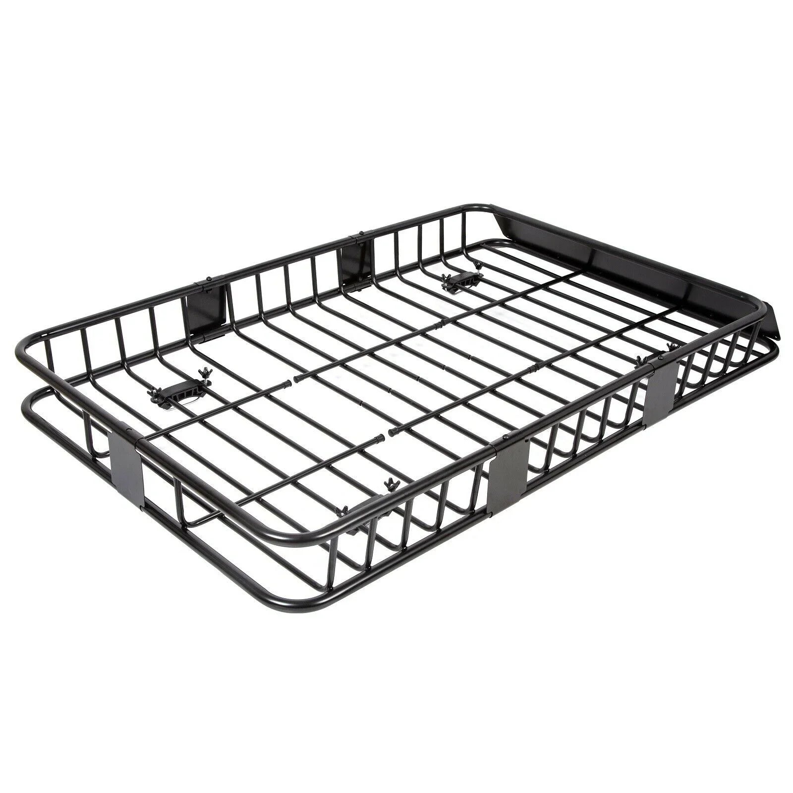 Teledu 64'' Universal Roof Rack w/Extension Cargo SUV Top Luggage Carrier Basket Holder