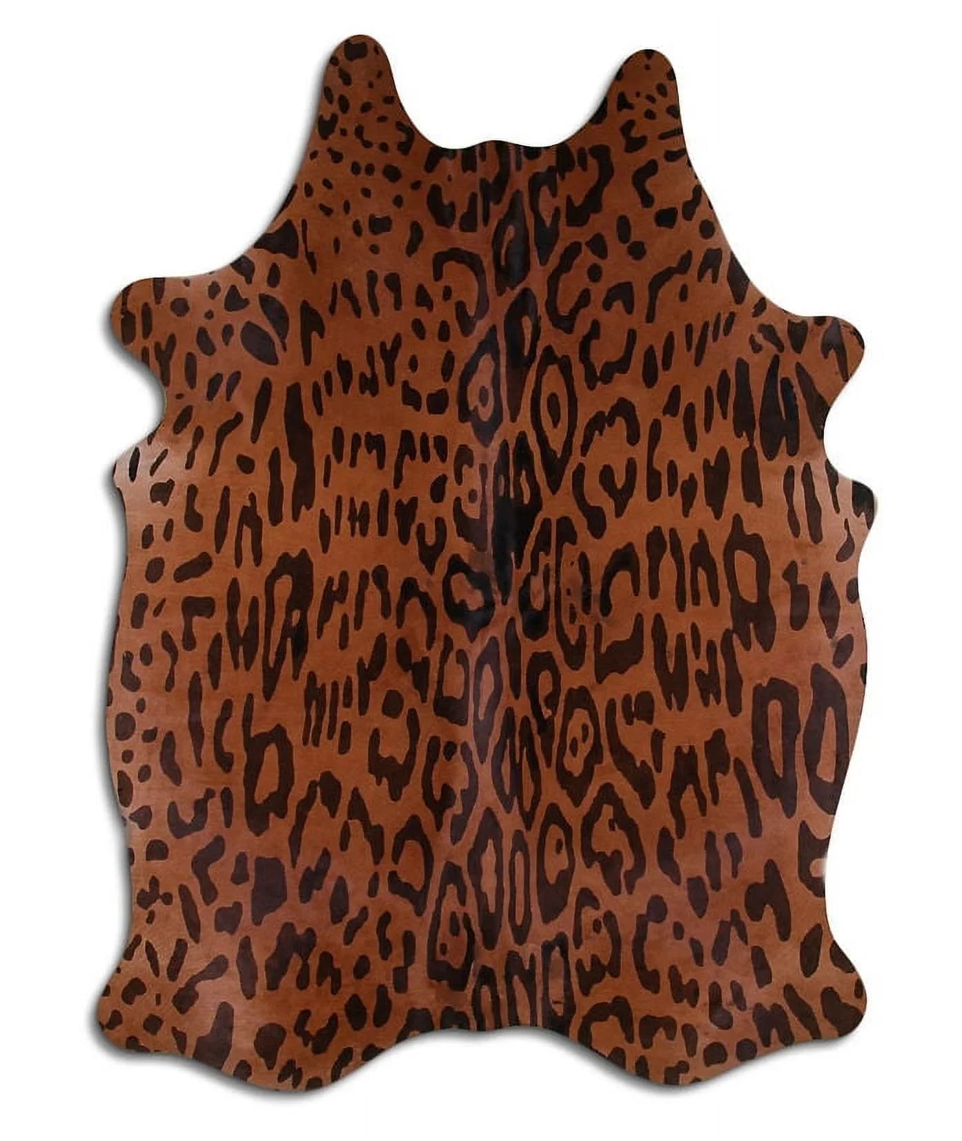 Love-affair PRINTED cowhide rugs for sale AMAZON JAGUAR ON BEIGE rug
