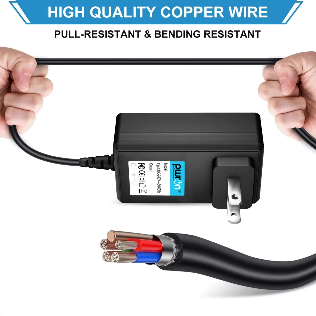 PwrON Compatible AC/DC Adapter Replacement for West Marine VHF 95 VHF95 VHF95DB 16230526 Floating Marine Radio VHF GMRS Bands 14225262 AC 16480931 Charging Cradle 14225221 DC 14225221 Power