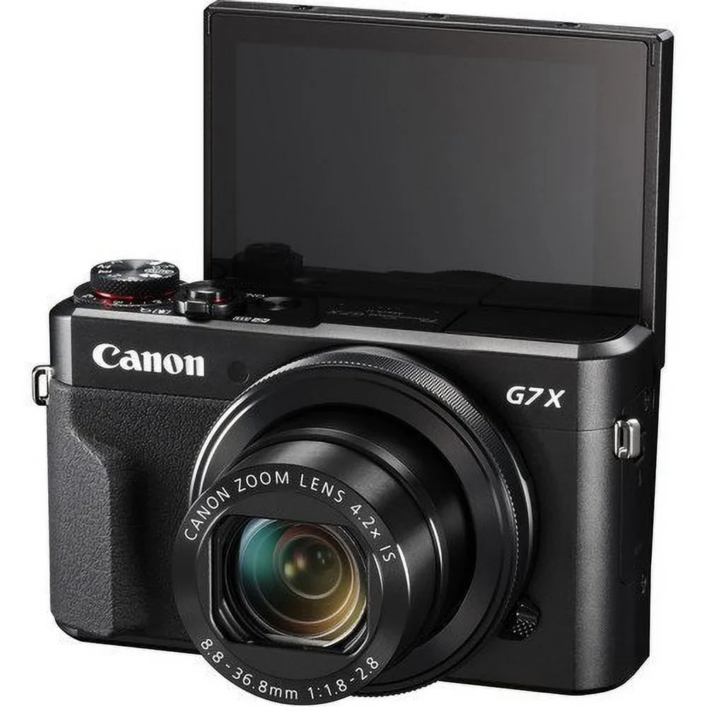 Canon PowerShot G7 X Mark II Digital Camera + 32GB Pixi-Basic Accessory Bundle-International Verision