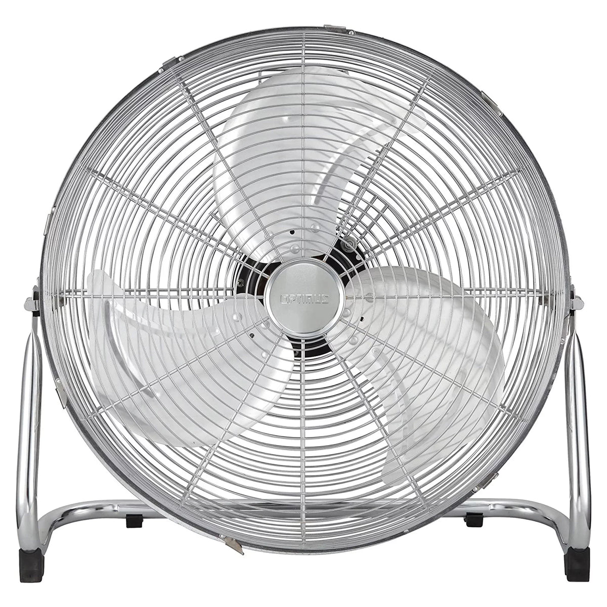 Optimus F-4122 Heavy Duty Aluminum 12 Inch 3 Speed Industrial Fan, Chrome