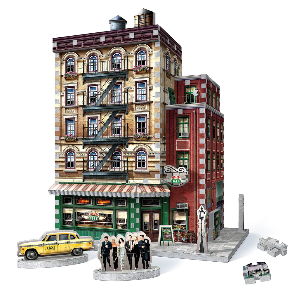 Wrebbit 3D - Friends TV Series Central Perk Coffee Shop 440-Piece 3D Jigsaw Puzzle