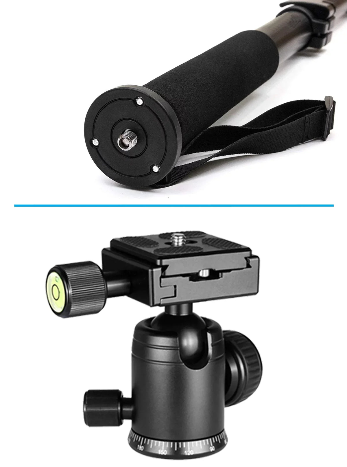 Professional Heavy Duty 72" Monopod / Unipod (Dual Optional Head) For Sony Cyber-shot DSC-RX100 II