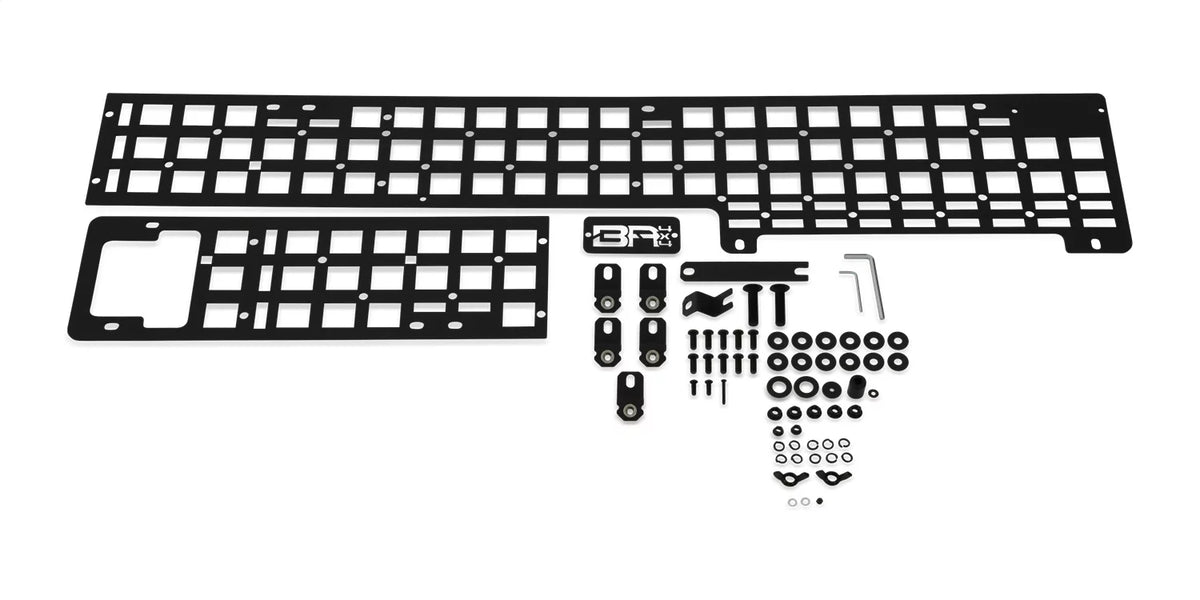 Body Armor TC-7126 05-22 Tacoma Bed Side Molle System Front Fits select: 2005-2021 TOYOTA TACOMA
