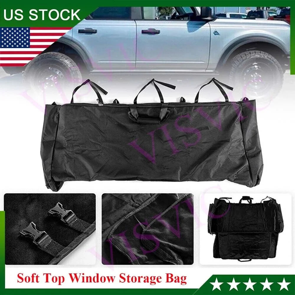 Soft Top Window Storage Bag For Ford Bronco Accessories 2021-2023 FAST SHIPPING