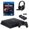 PlayStation 4 Pro with Spider-Man: Miles Morales and Accessories