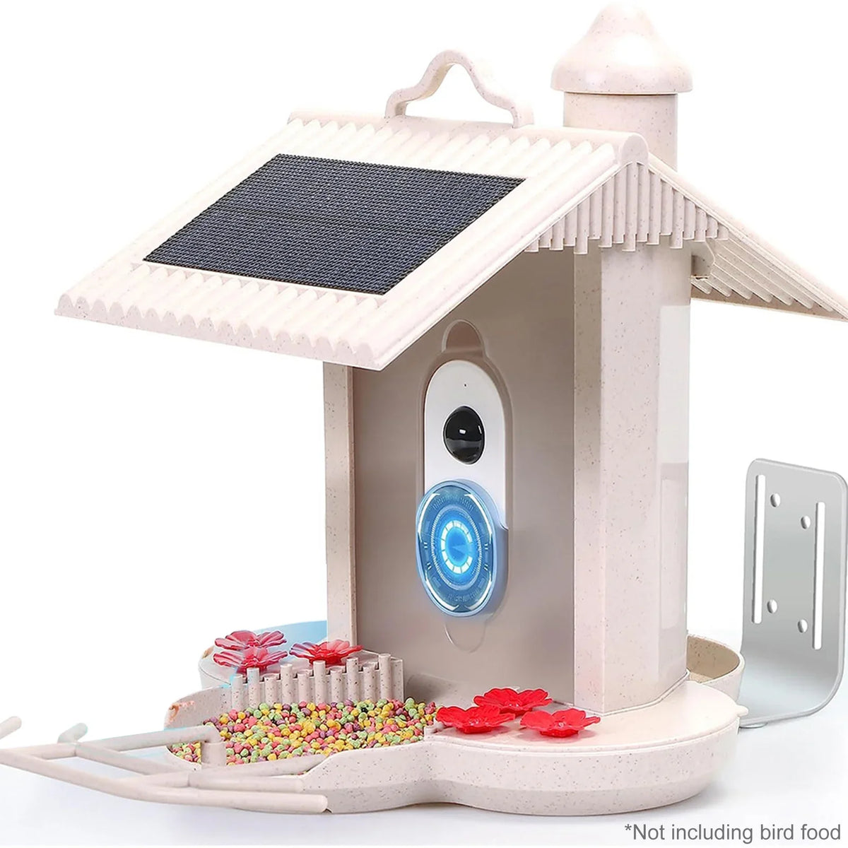WIFI Smart Bird Feeder Camera 1080P Auto Capture Bird Video and Motion Detection Real-time Notification AI Identify Bird Species IP65 Waterproof 128G TF Cards