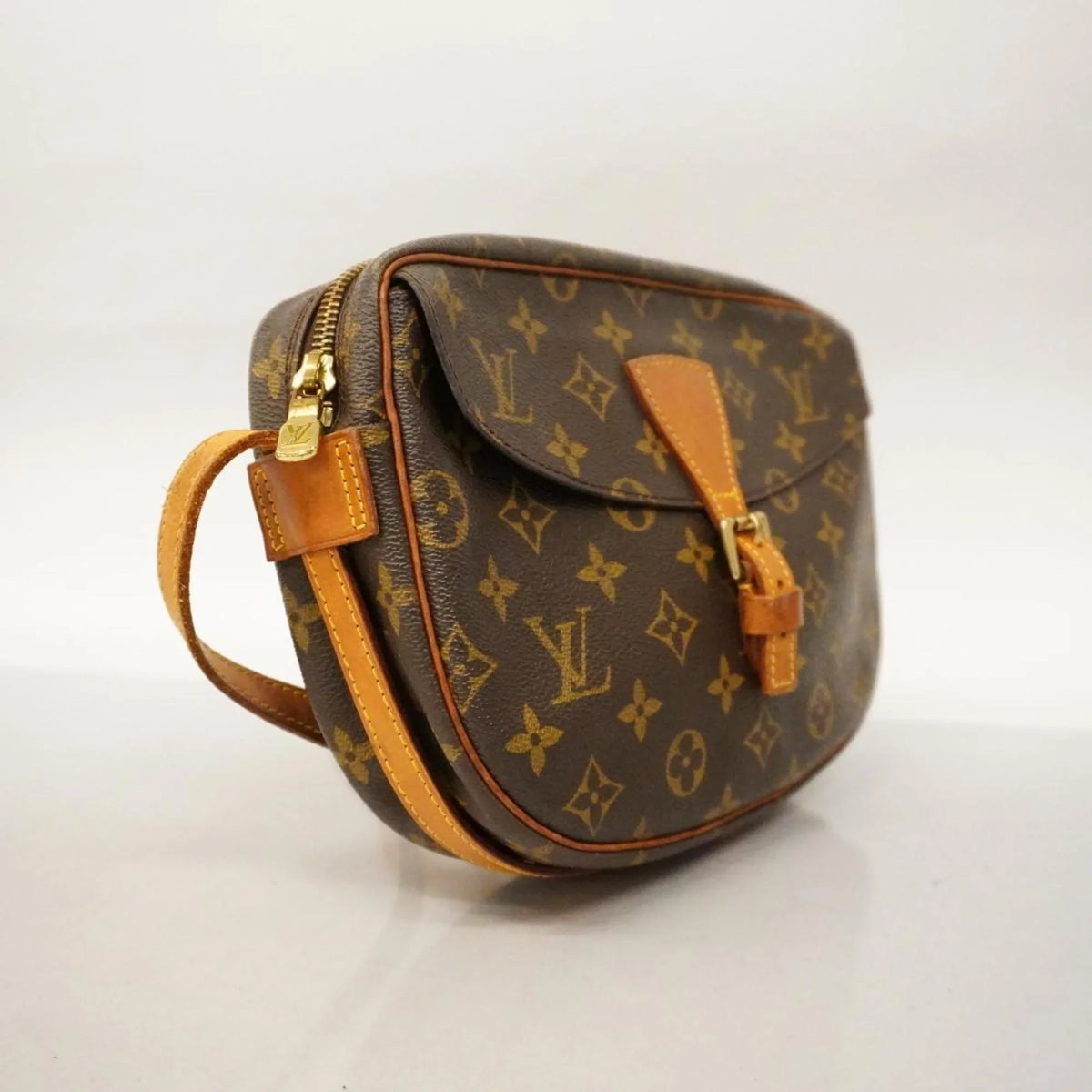 Pre-Owned Louis Vuitton Shoulder Bag Monogram Jeune Fille MM M51226 Brown Ladies (Good)